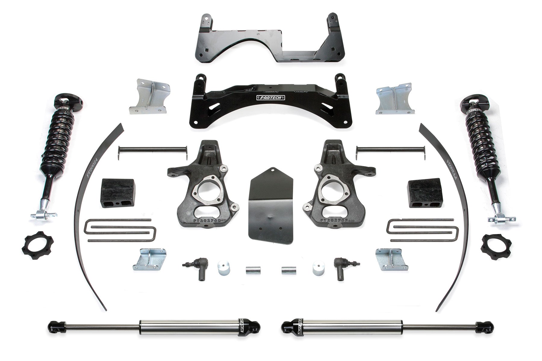 6" BASIC SYS W/ DL 2.5 & 2.25 14-18 GM C/K1500 P/U W/ OE ALM OR STMP STL UCA. by Fabtech