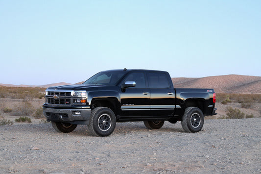 3" BUDGET SYS W/ PERF SHKS 14-18 GM C/K1500 P/U W/ OE ALM OR STMP STL UCA. by Fabtech