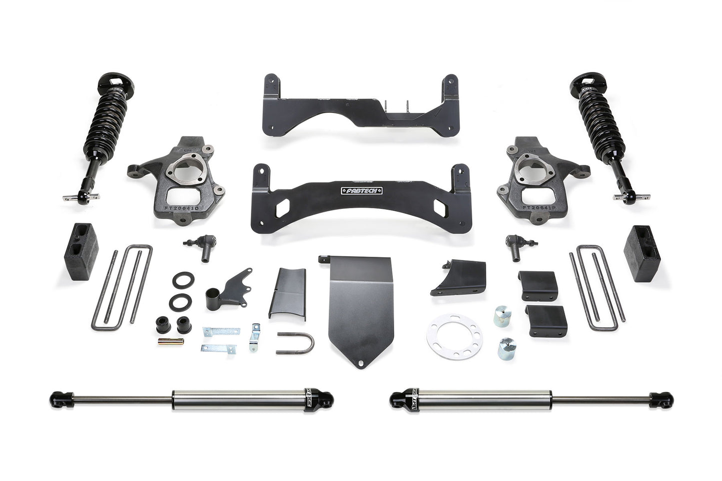 6" PERF SYS G2 W/DL 2.5 & 2.25 14-18 GM C/K1500 P/U W/ OE FORG STL UCA. by Fabtech