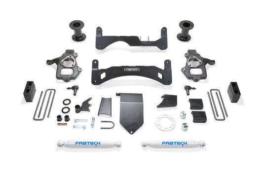 6" BASIC SYS G2 W/ PERF SHKS 14-18 GM C/K1500 P/U W/ OE ALM OR STMP STL UCA. by Fabtech