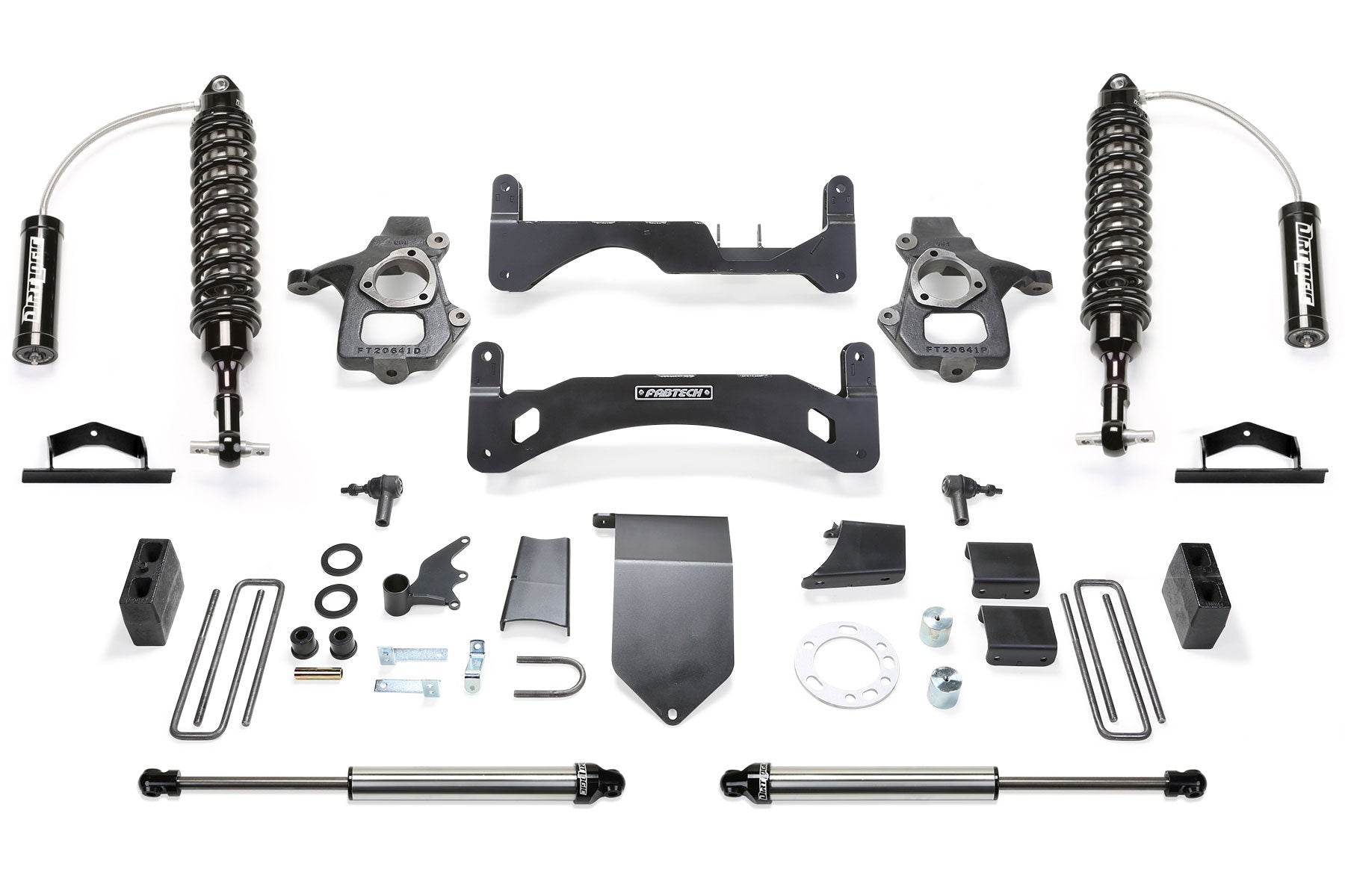 6" PERF SYS G2 W/DL 2.5 & 2.25 14-18 GM C/K1500 P/U W/ OE FORG STL UCA. by Fabtech