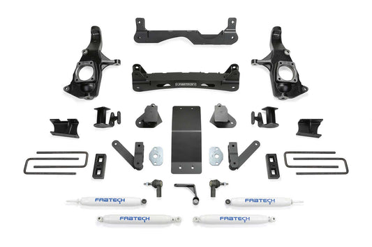 4" BASIC SYS W/PERF SHKS 2011-19 GM 3500HD 2WD/4WD. by Fabtech