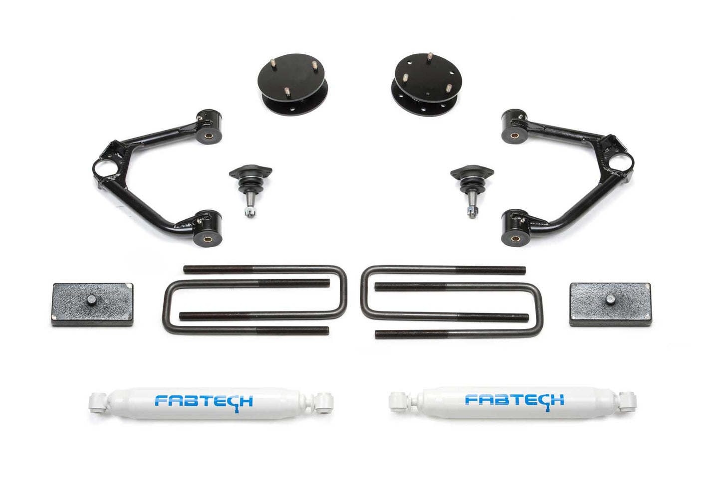3" BUDGET SYS W/ PERF SHKS 2019-22 GM C/K1500 P/U. by Fabtech