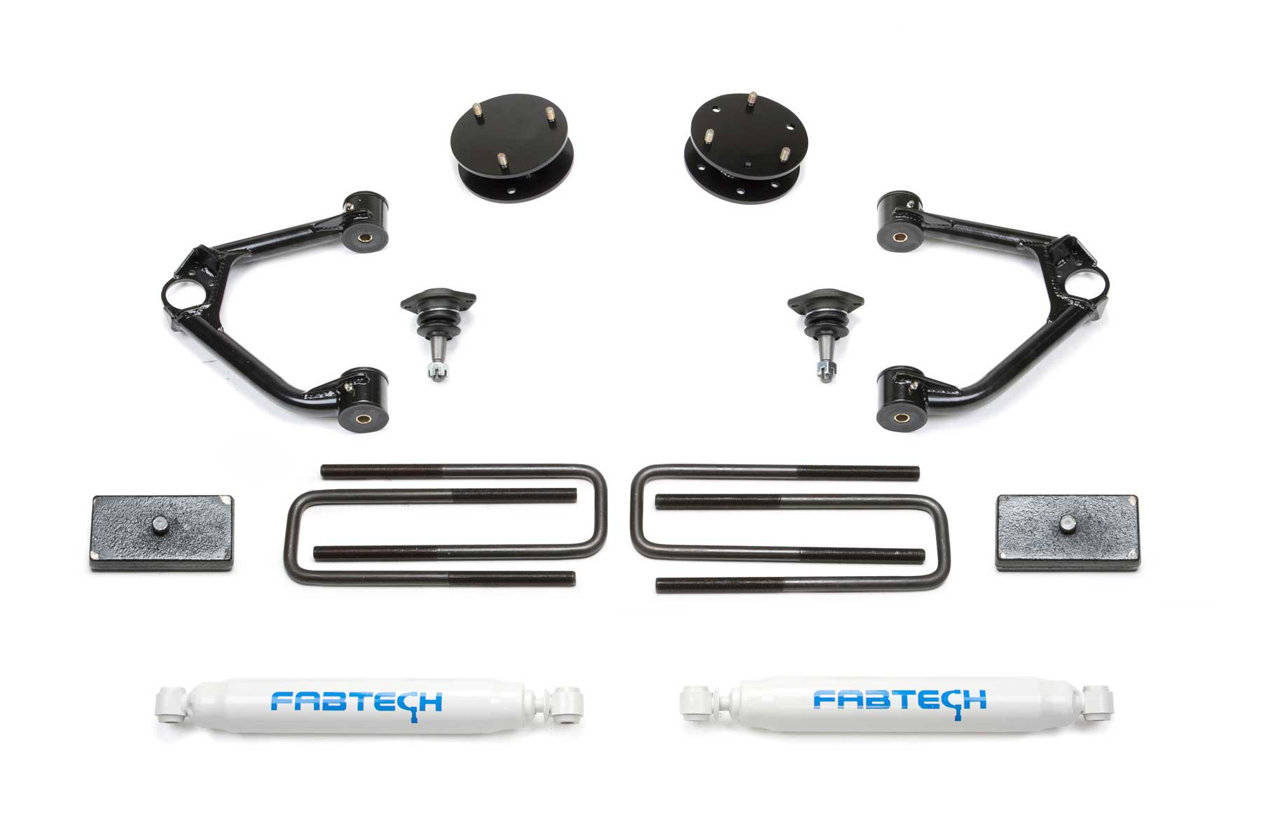 3" BUDGET SYS W/ PERF SHKS 2019-22 GM C/K1500 P/U. by Fabtech