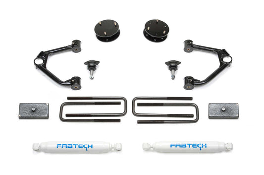 3" BUDGET SYS W/ PERF SHKS 2019-22 GM C/K1500 P/U. by Fabtech