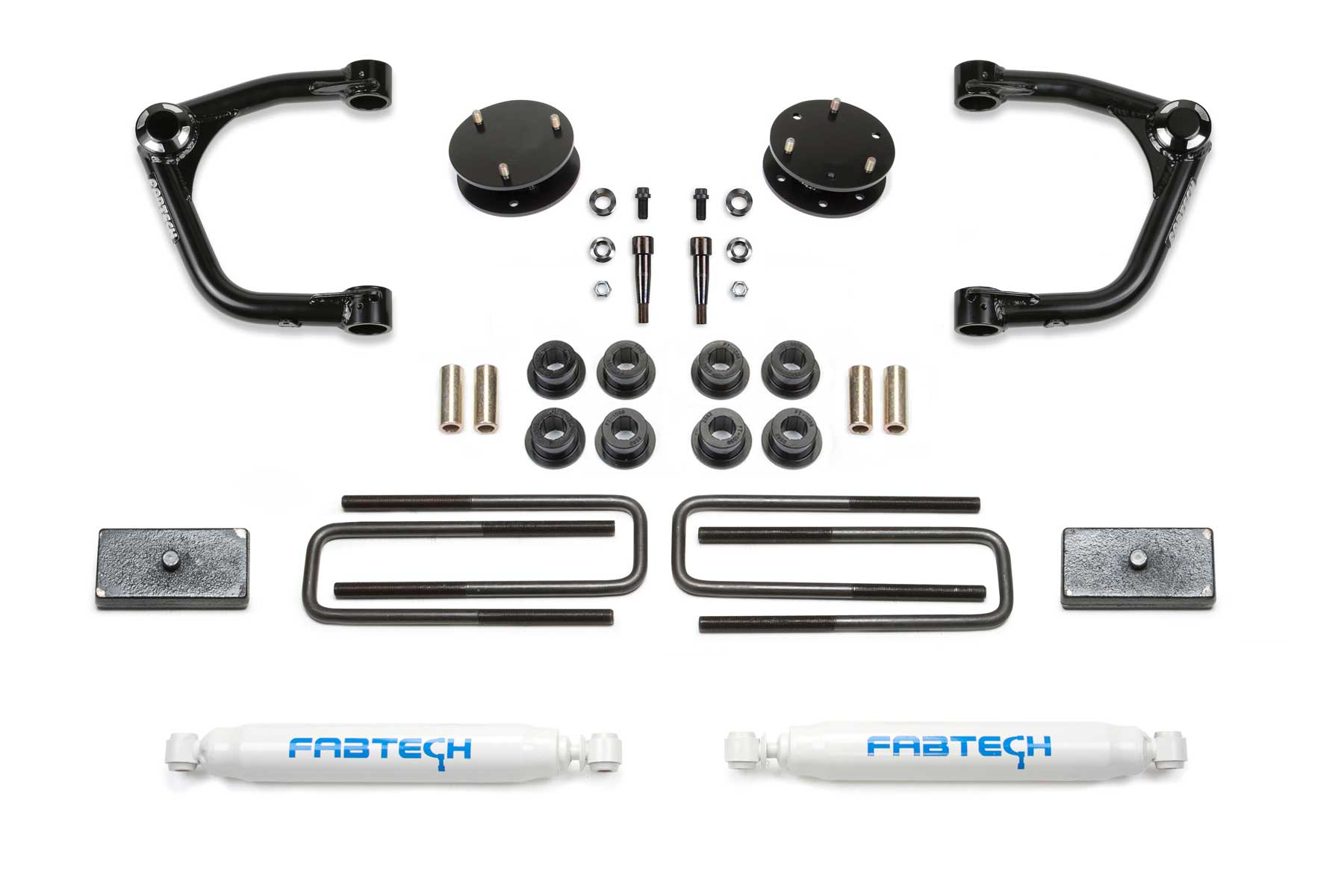 3" UNIBALL UCA SYS W/ PERF SHKS 2019-22 GM C/K1500 P/U. by Fabtech