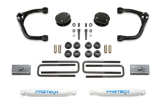 3" UNIBALL UCA SYS W/ PERF SHKS 2019-22 GM C/K1500 P/U. by Fabtech