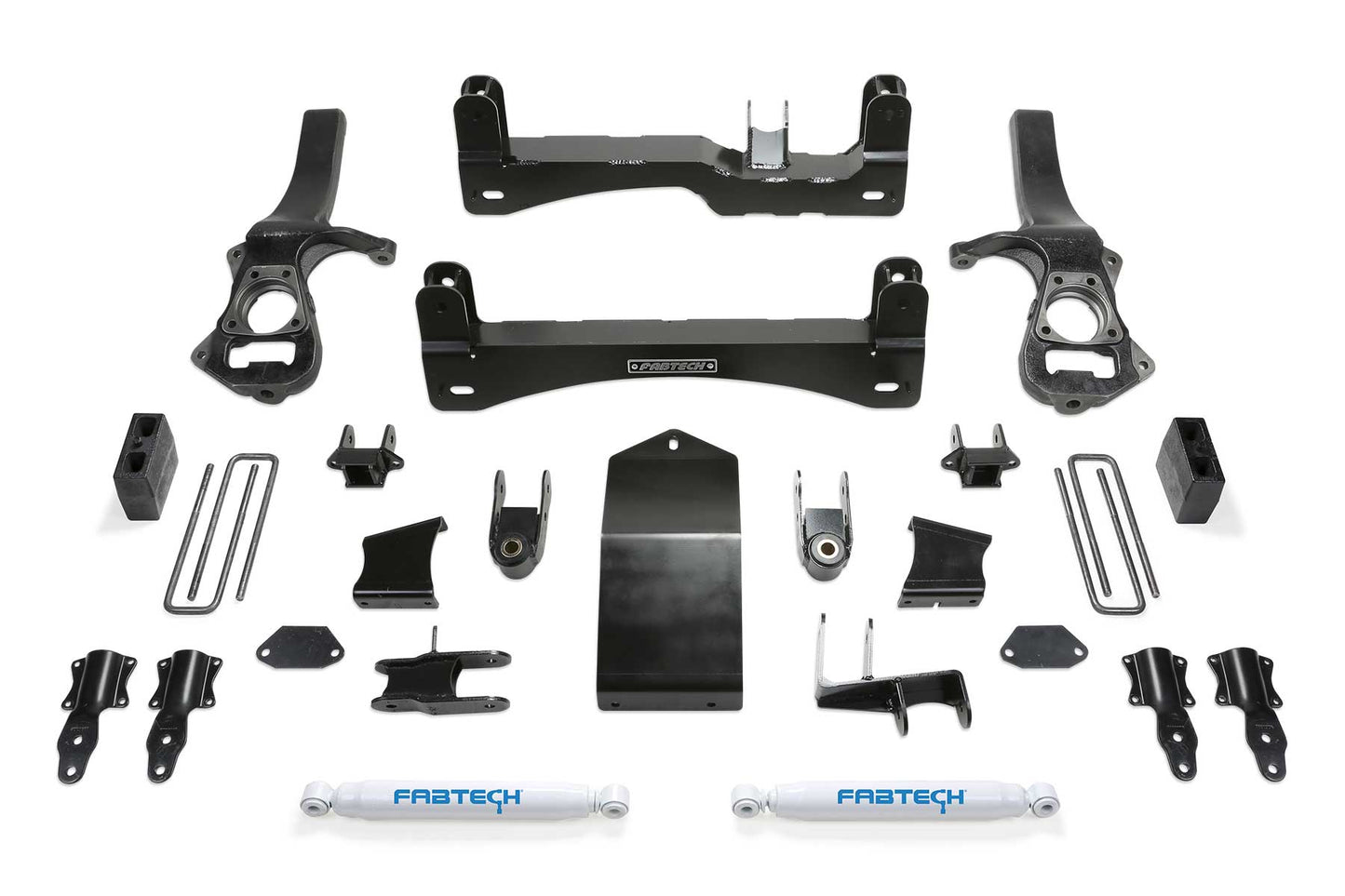 6" BASIC SYS W/ PERF SHKS 2019-22 GM K1500 P/U. by Fabtech