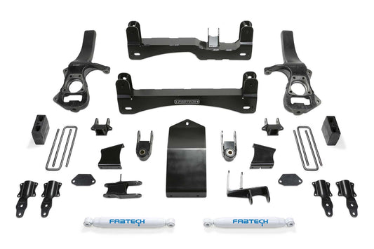 6" BASIC SYS W/ PERF SHKS 2019-22 GM K1500 P/U. by Fabtech