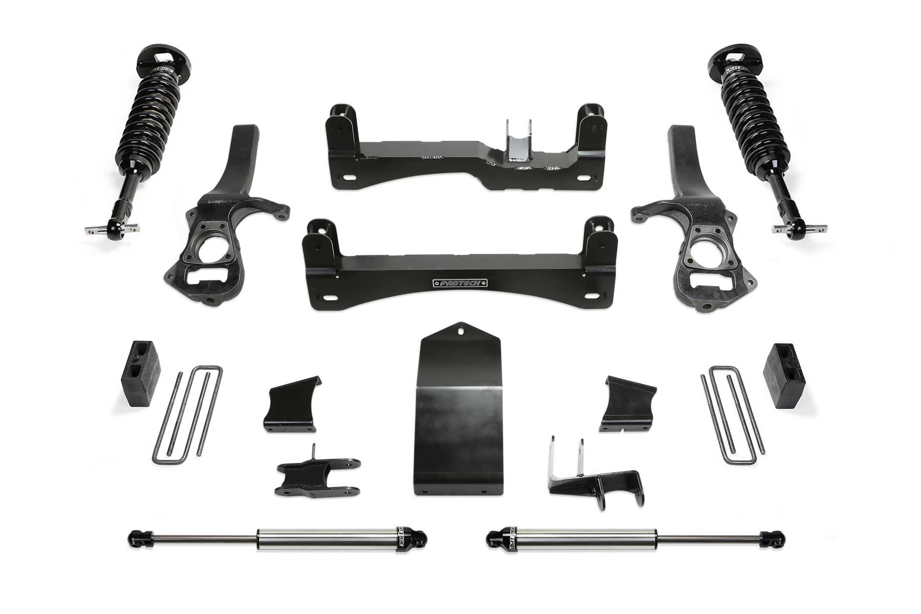 6" PERF SYS W/DL 2.5 & 2.25 2019-22 GM K1500 P/U. by Fabtech
