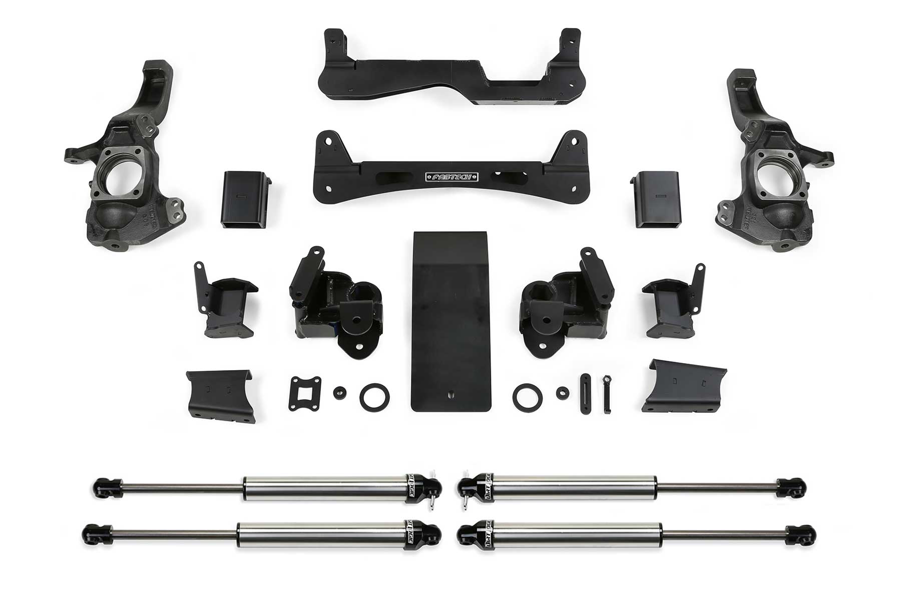 6" RTS SYS W/DLSS SHKS 2020-22 GM 2500HD 4WD. by Fabtech