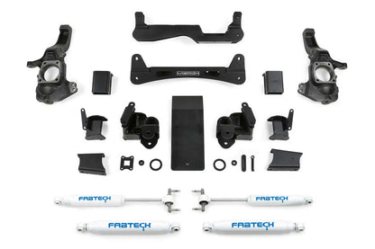 6" RTS SYS W/PERF SHKS 2020-21 GM 3500HD 4WD. by Fabtech