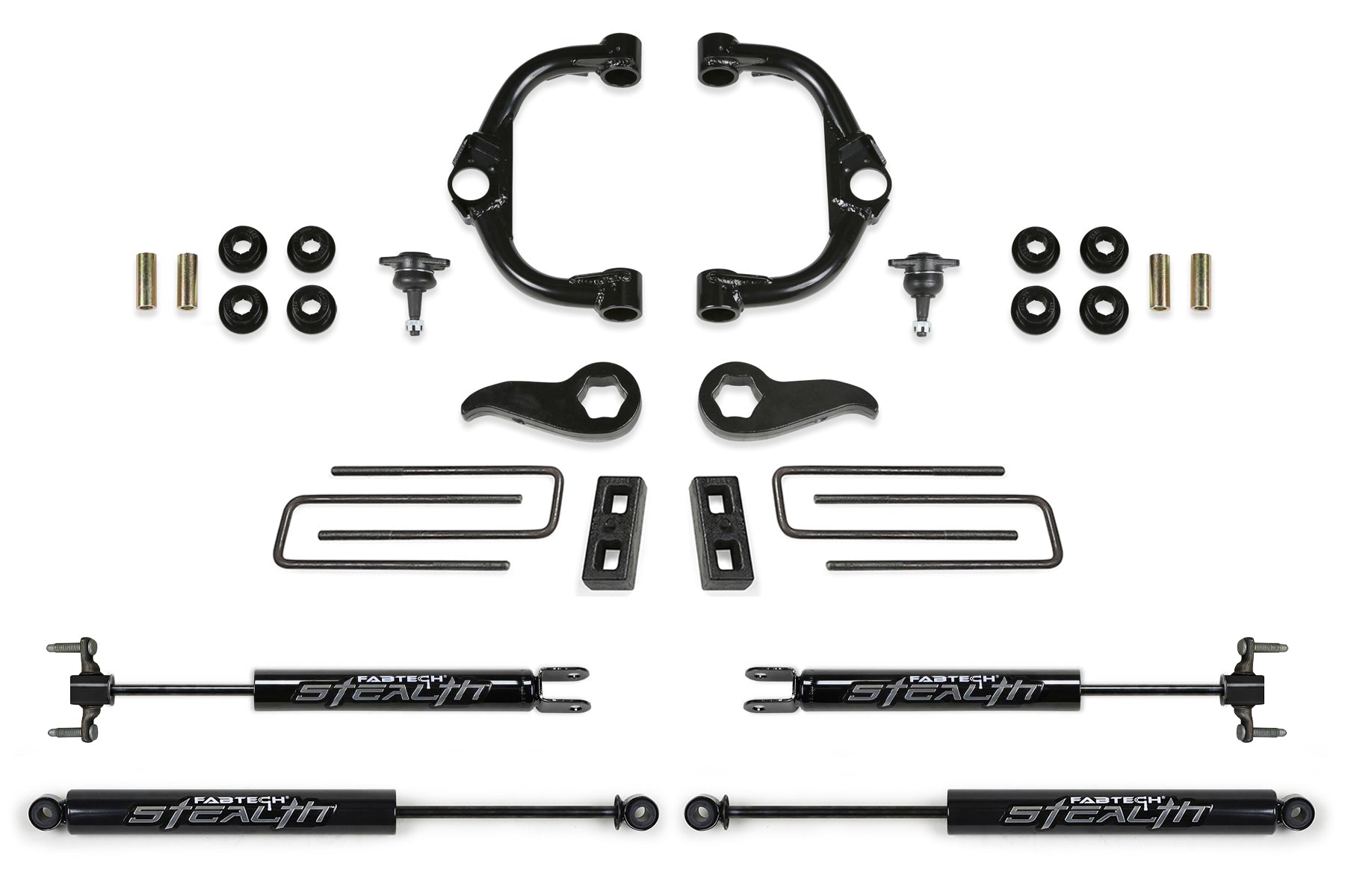 3.5" BJ UCA KIT W/ STEALTH 2020-21 GM K3500HD. by Fabtech