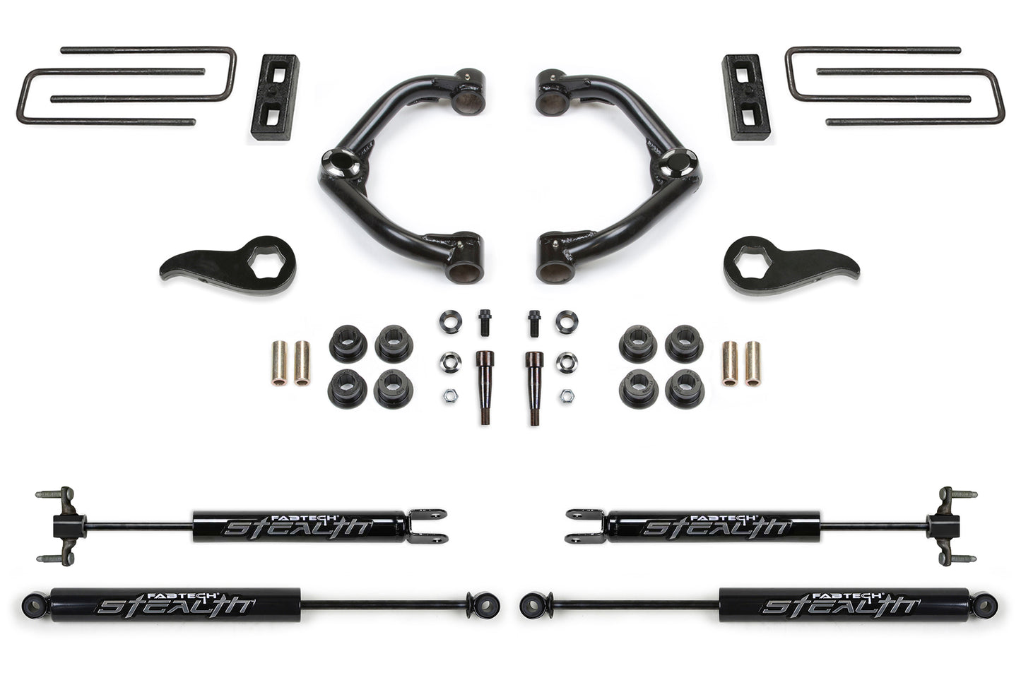 3.5" UNIBALL UCA KIT W/STEALTH 2020-21 GM K3500HD. by Fabtech