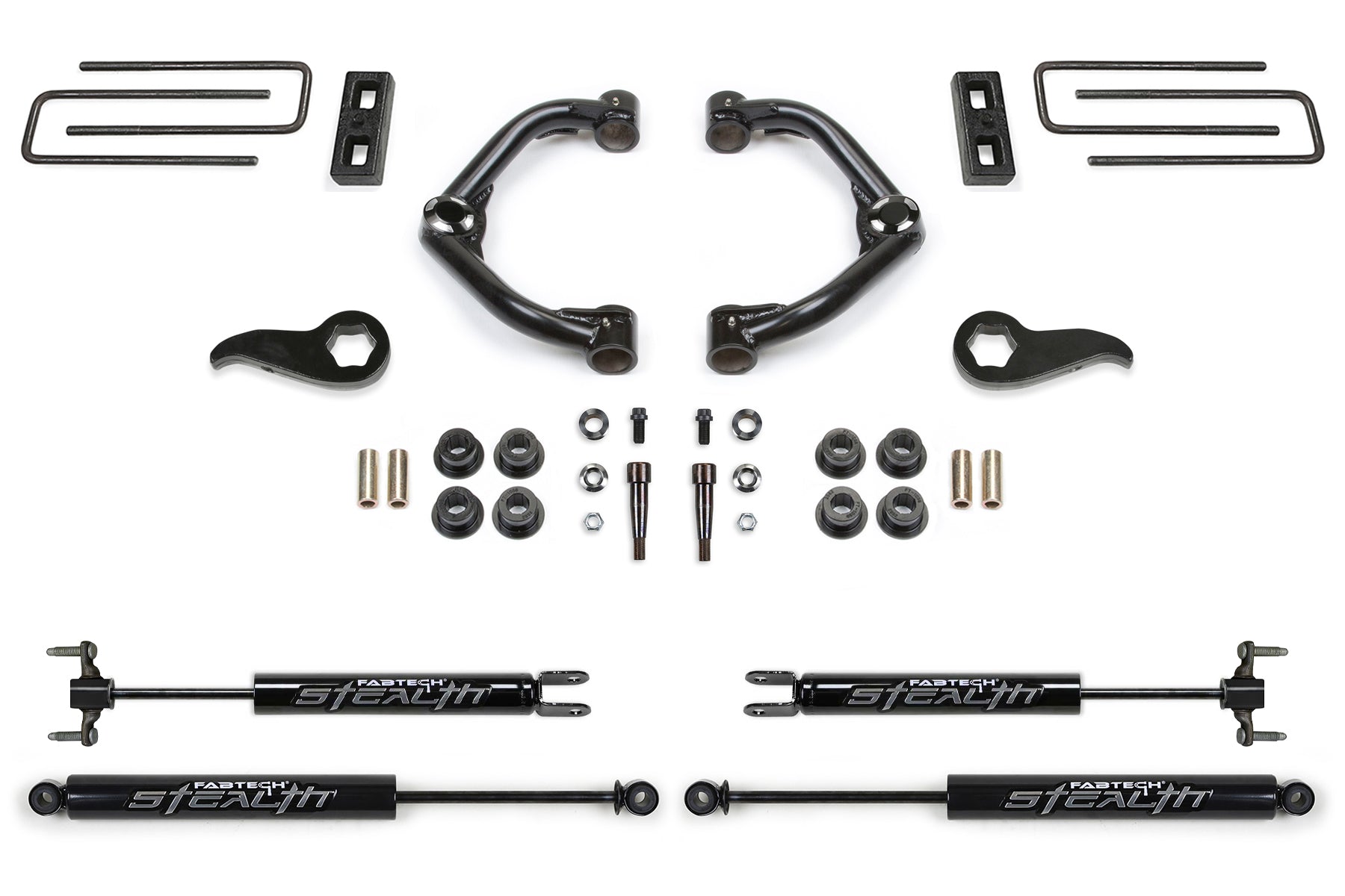 3.5" UNIBALL UCA KIT W/STEALTH 2020-21 GM K3500HD. by Fabtech