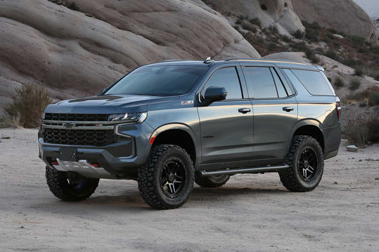 3" UCA KIT W/BJS & SHOCK SPACERS 2021 GM SUV 4WD. by Fabtech