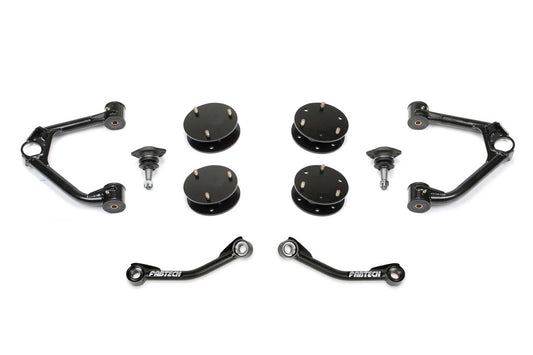3" UCA KIT W/BJS & SHOCK SPACERS 2021 GM SUV 4WD. by Fabtech