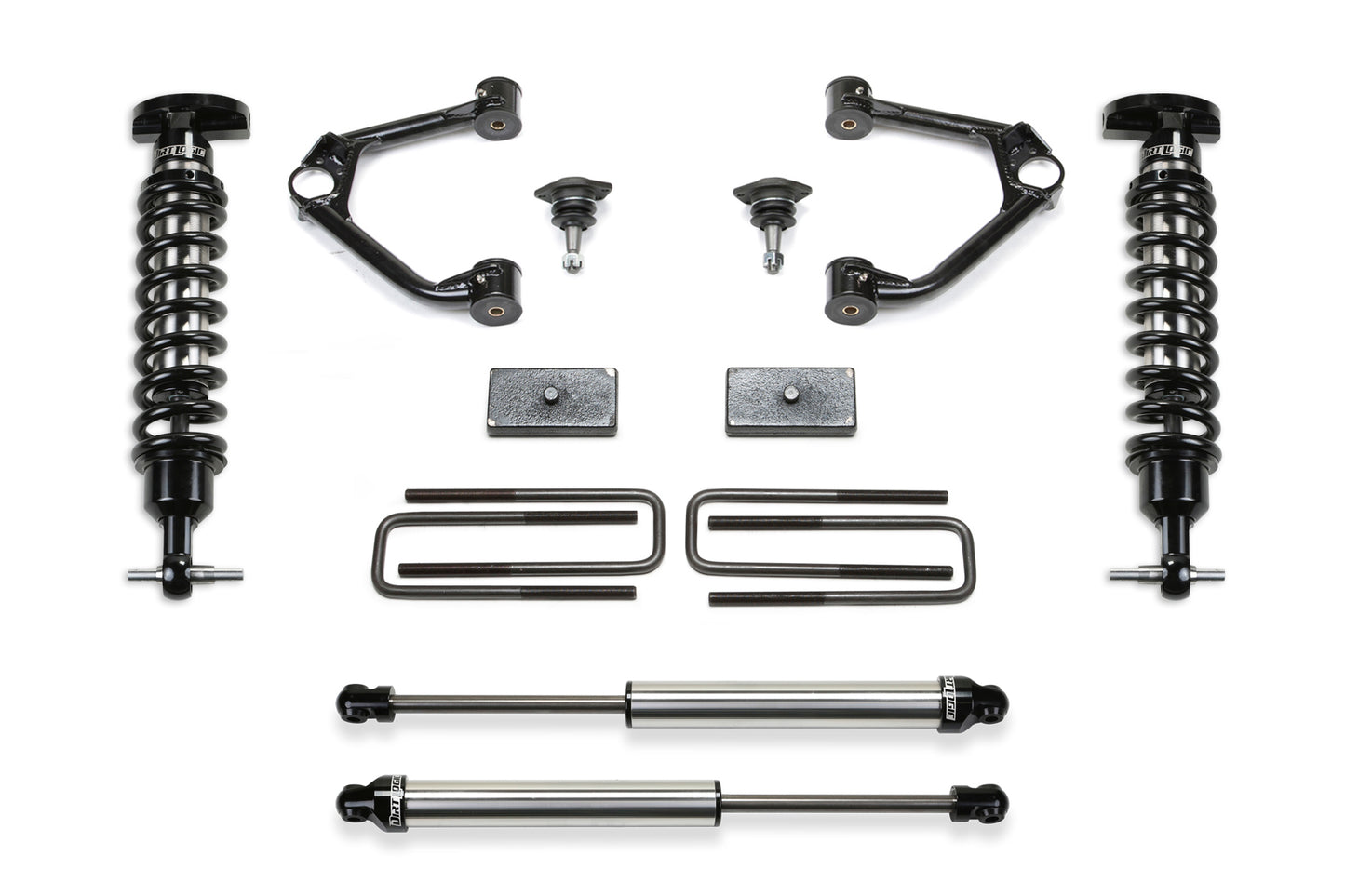 3" BUDGET SYS W/ DL 2.5 & 2.25 2022 GM C/K1500 P/U 4 CYL. by Fabtech