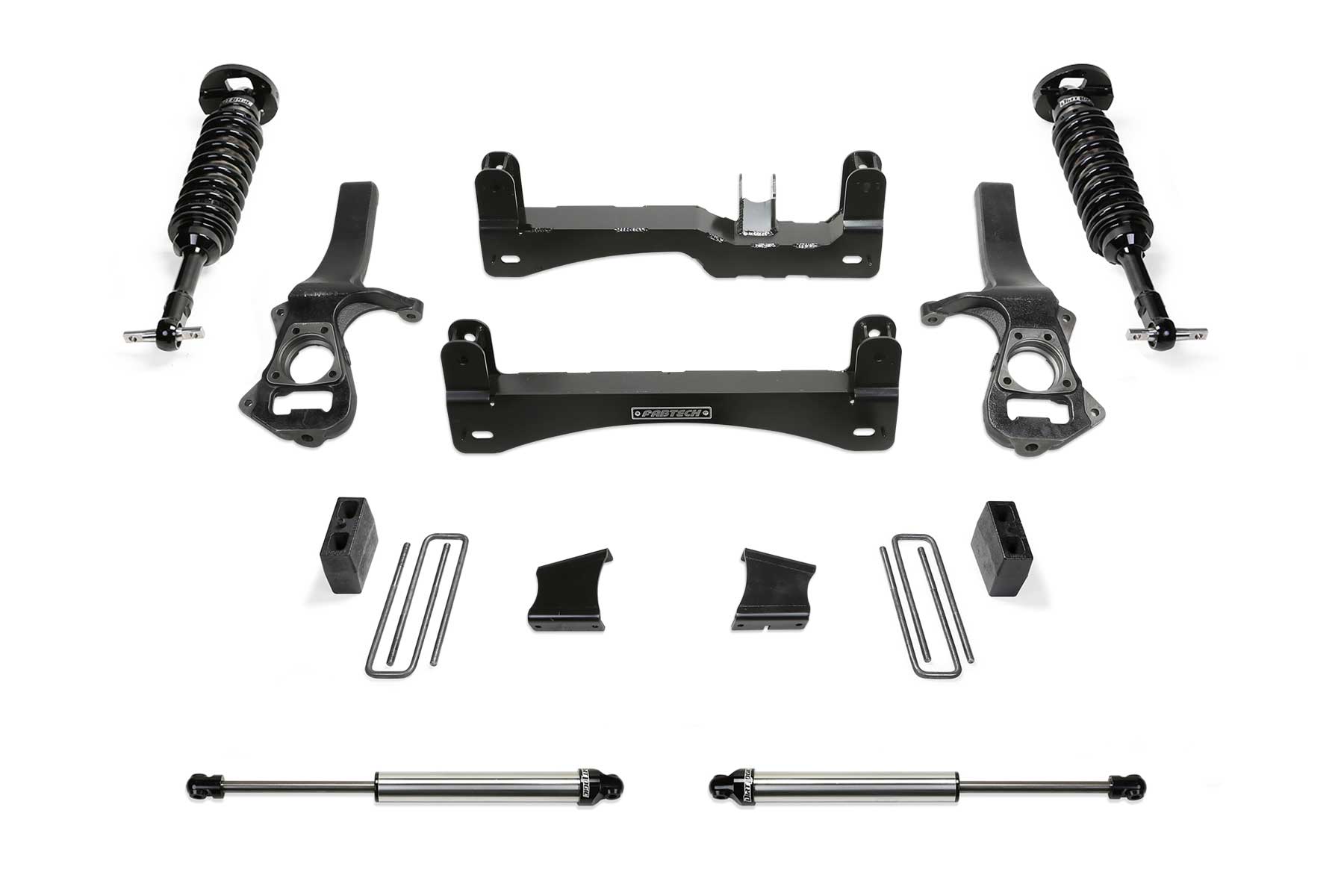 6" PERF SYS W/DL 2.5 & 2.25 2022 GM K1500 P/U 4CYL. by Fabtech