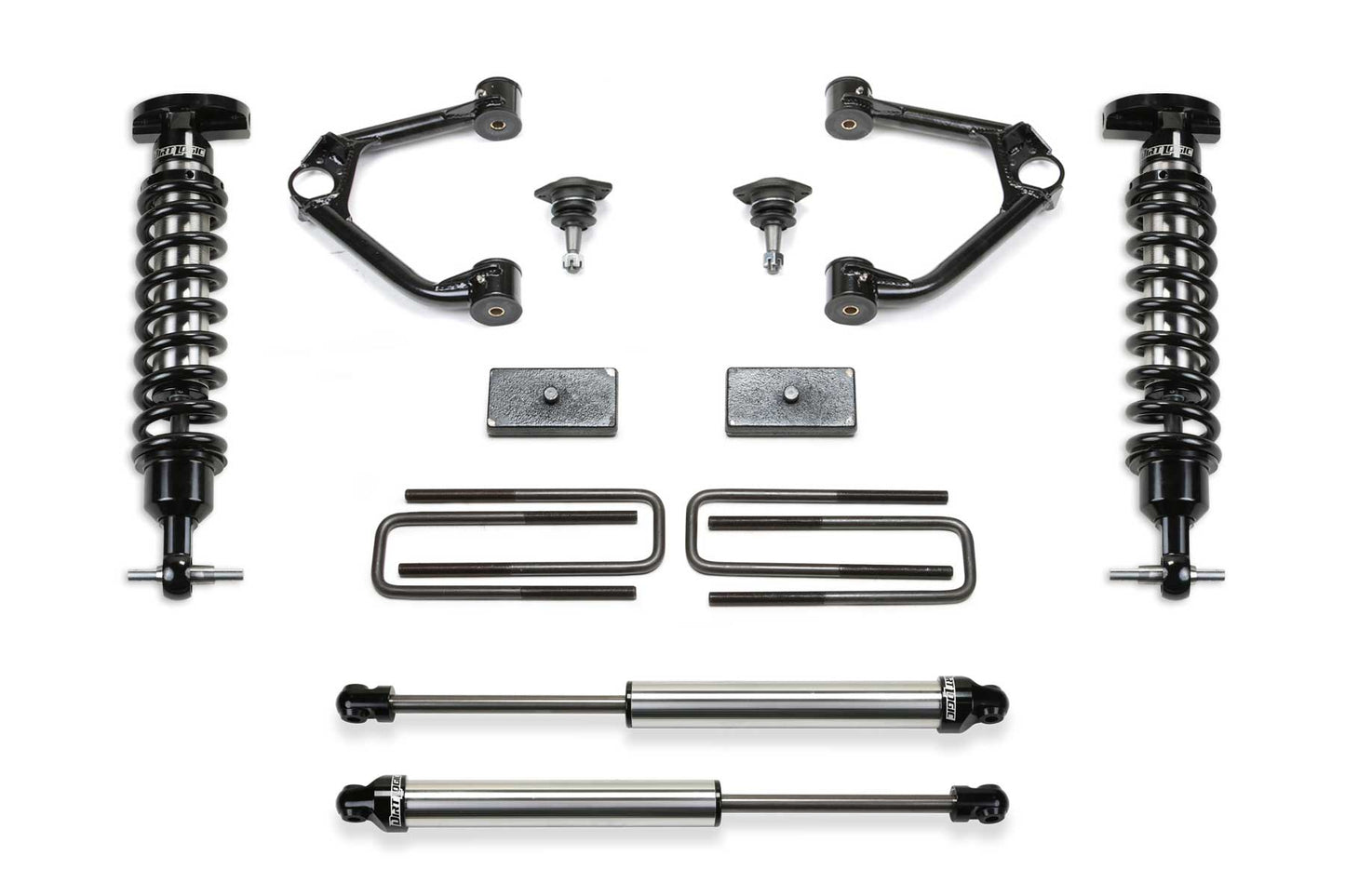 1.5" BUDGET SYS W/ DL 2.5 & 2.25 2022 GM K1500 P/U 4CYL W/ TRAIL BOSS/AT4 PKG. by Fabtech