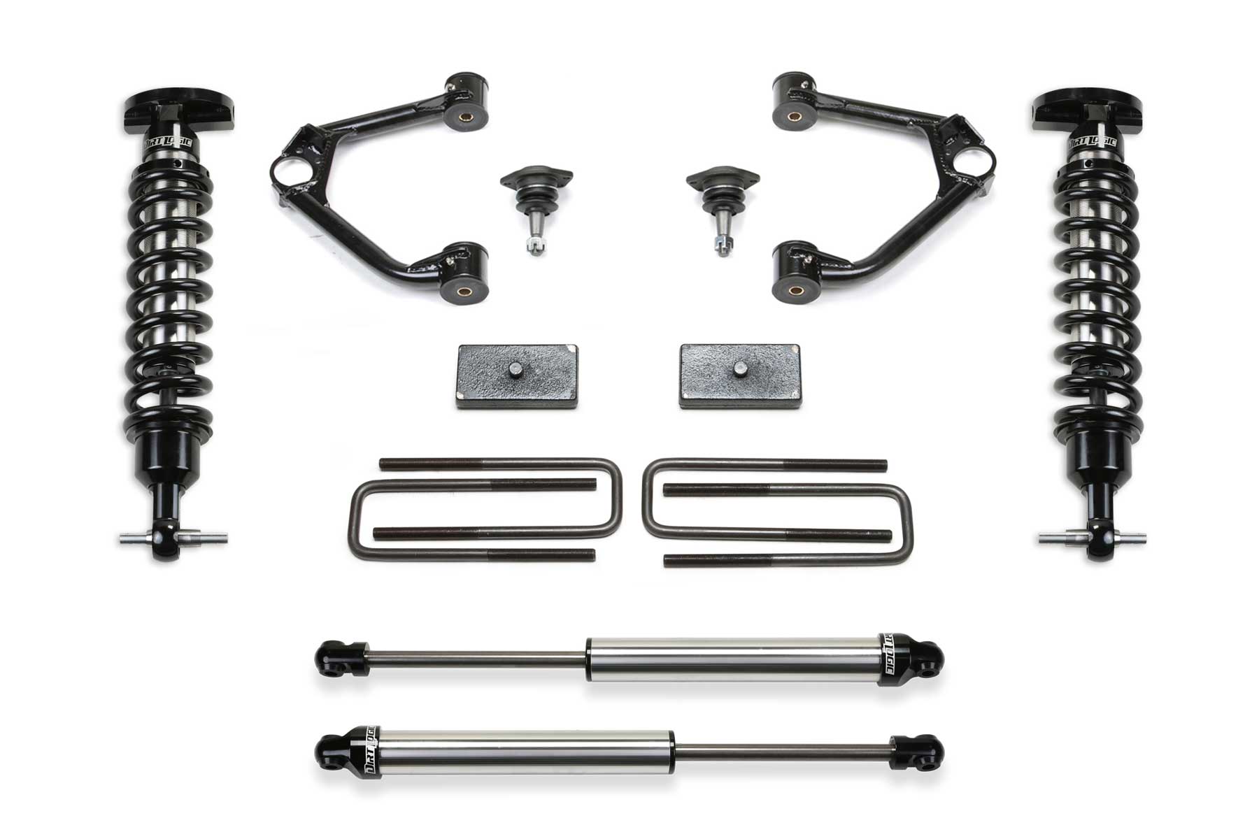 1.5" BUDGET SYS W/ DL 2.5 & 2.25 2022 GM K1500 P/U 4CYL W/ TRAIL BOSS/AT4 PKG. by Fabtech