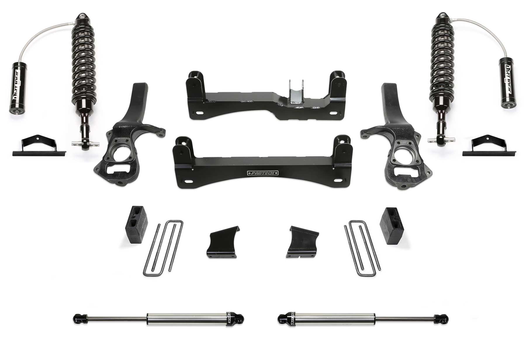4" PERF SYS W/ DL 2.5 RESI & 2.25 2022 GM C/K1500 P/U 4CYL W/ TRAIL BOSS/AT4 PKG by Fabtech