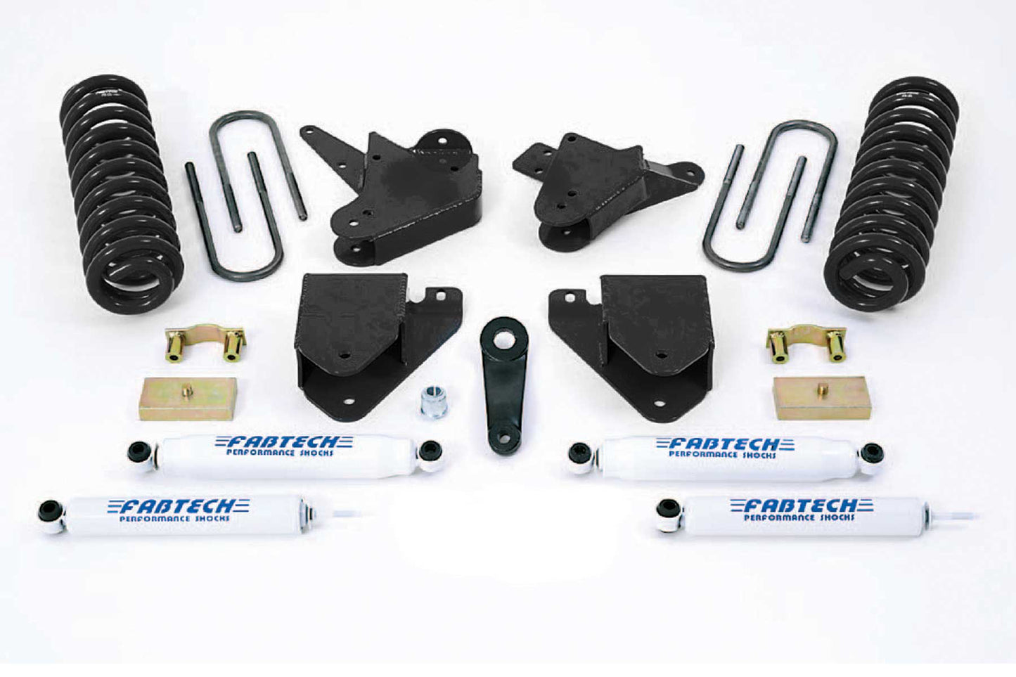 6" BASIC SYS W/PERF SHKS 99-00 FORD F250/350 2WD W/GAS & 6.0L DIESEL. by Fabtech