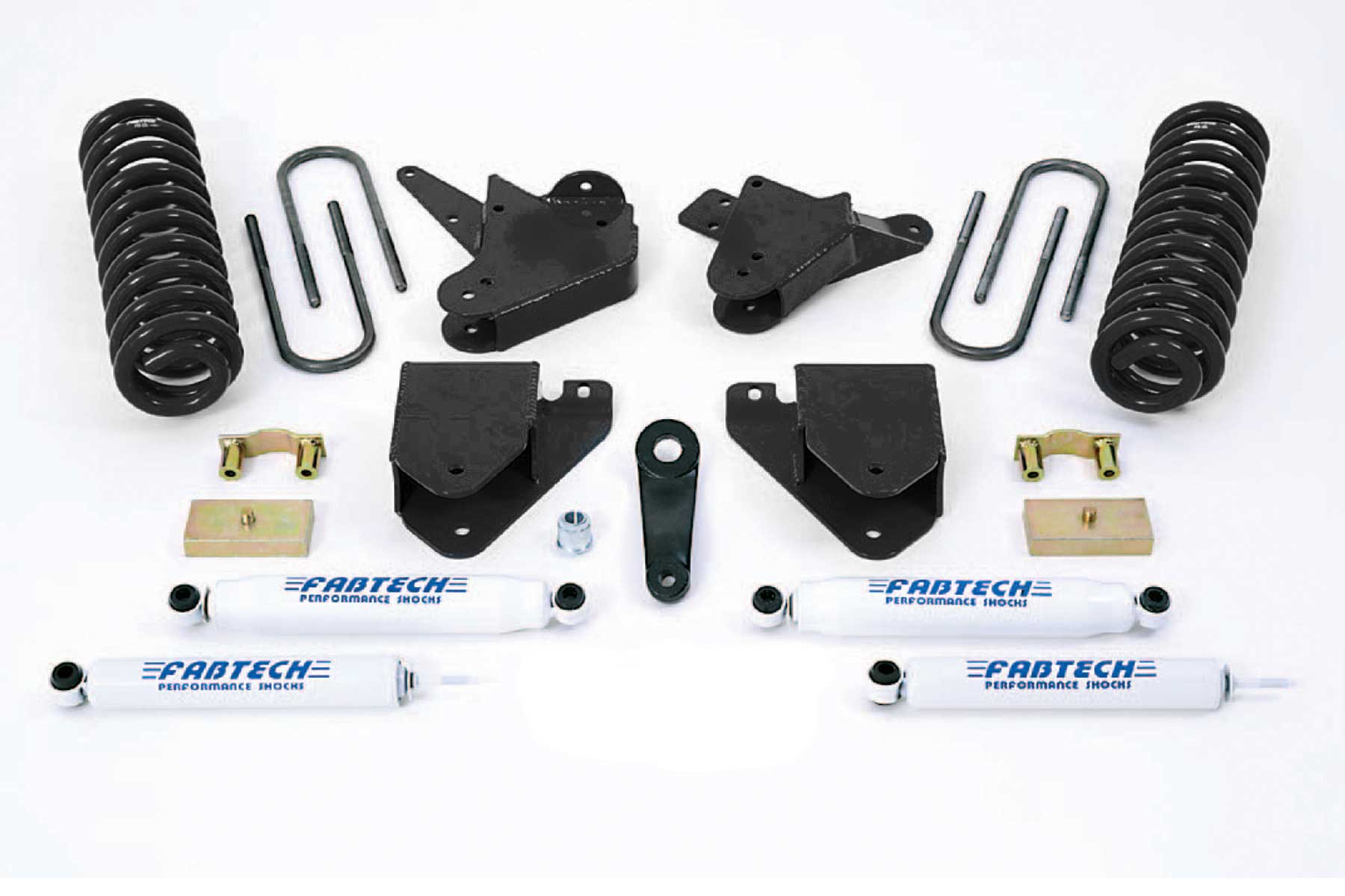 6" BASIC SYS W/PERF SHKS 99-00 FORD F250/350 2WD W/GAS & 6.0L DIESEL. by Fabtech