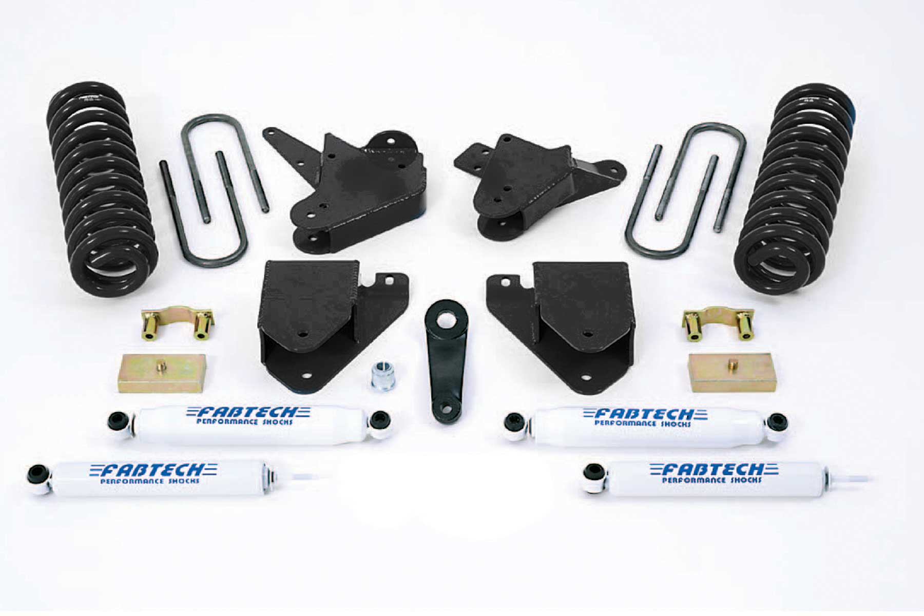 6" BASIC SYS W/PERF SHKS 01-04 FORD F250/350 2WD &00-05 EXCUR 2WD W/GAS & 6.0L D by Fabtech