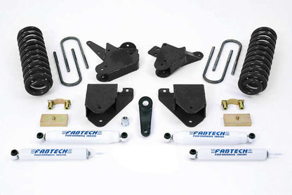 6" BASIC SYS W/PERF SHKS 01-04 FORD F250/350 2WD &00-05 EXCURSION 2WD W/7.3L DIE by Fabtech