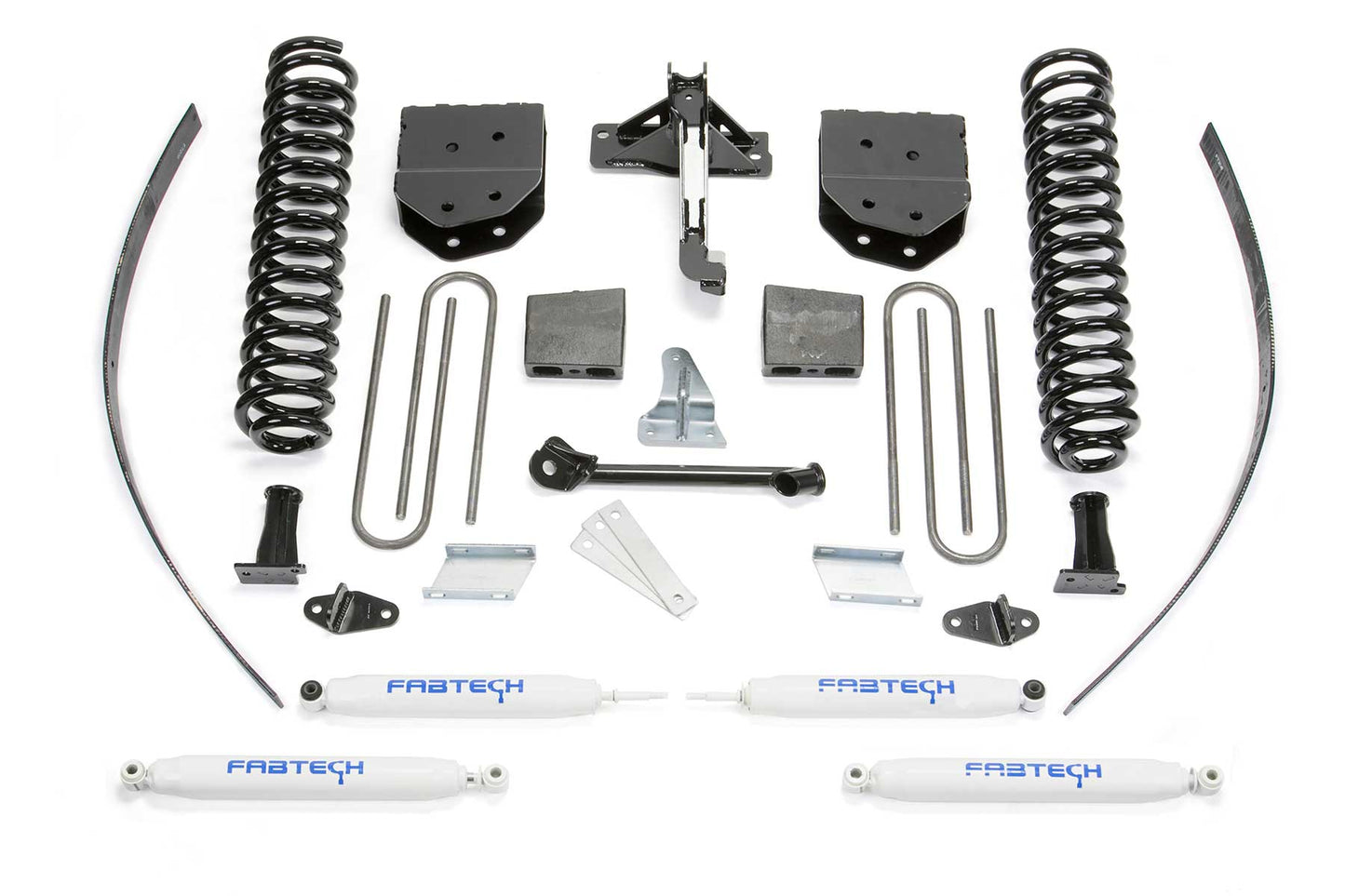 8" BASIC SYS W/PERF SHKS 2008-16 FORD F250 4WD W/FACTORY OVERLOAD. by Fabtech