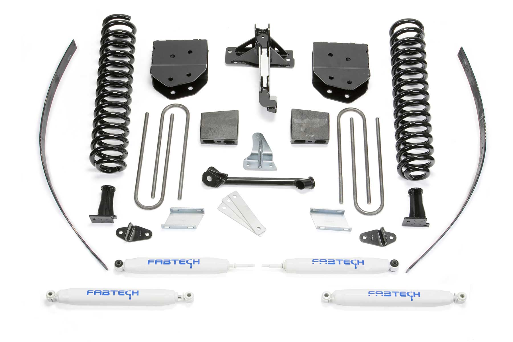 8" BASIC SYS W/PERF SHKS 2008-16 FORD F250 4WD W/FACTORY OVERLOAD. by Fabtech