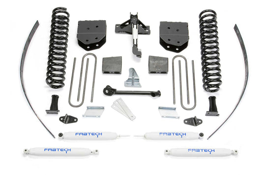 8" BASIC SYS W/PERF SHKS 2008-16 FORD F250 4WD W/FACTORY OVERLOAD. by Fabtech