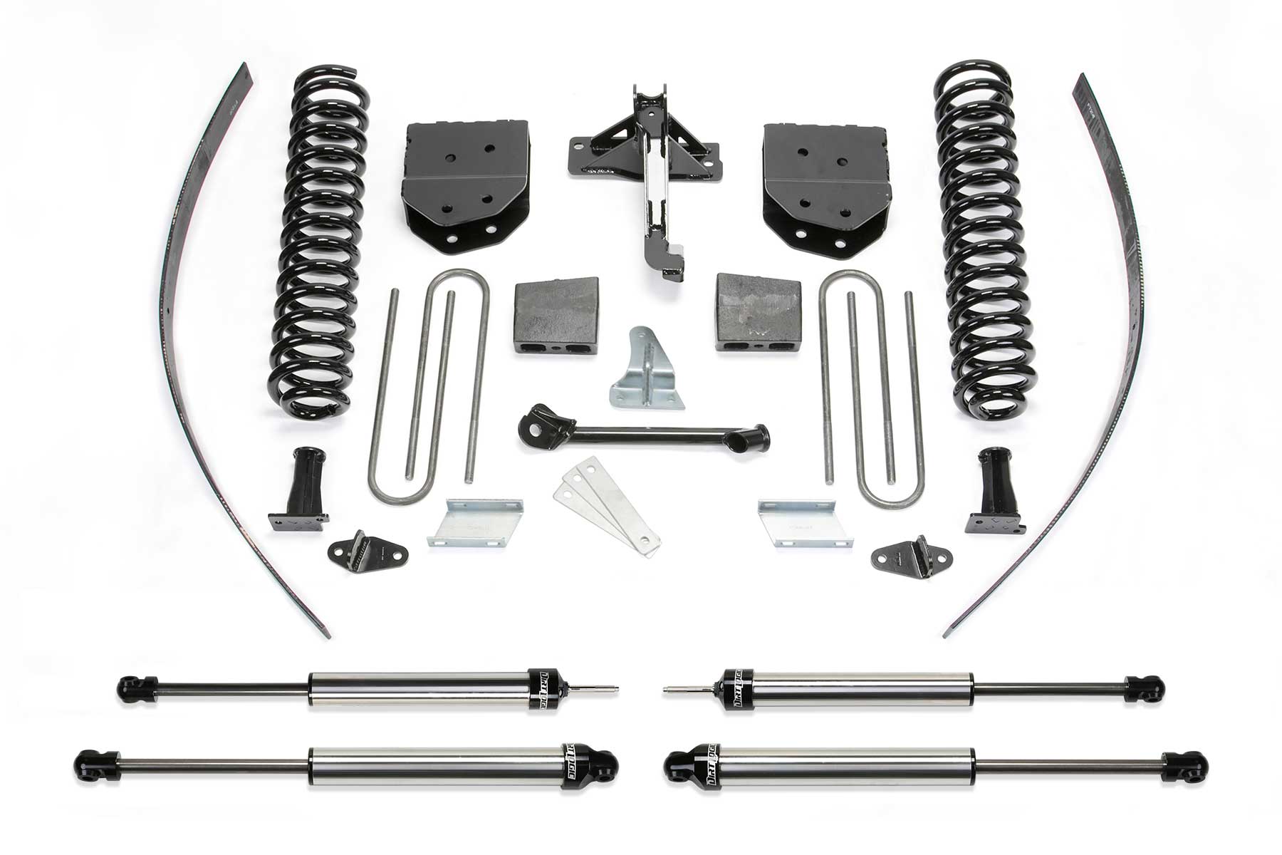 8" BASIC SYS W/DLSS SHKS 2008- 15 FORD F250 4WD W/FACTORY OVERLOAD. by Fabtech