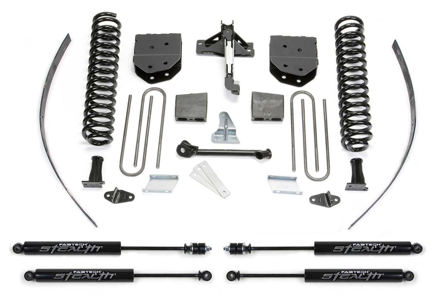 8" BASIC SYS W/STEALTH 2008-16 FORD F250 4WD W/FACTORY OVERLOAD. by Fabtech