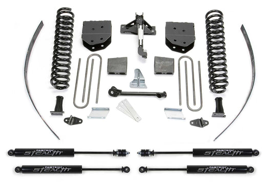 8" BASIC SYS W/STEALTH 2008-16 FORD F250 4WD W/FACTORY OVERLOAD. by Fabtech