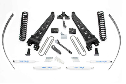 8" RAD ARM SYS W/COILS & PERF SHKS 2008-16 FORD F250 4WD W/FACTORY OVERLOAD. by Fabtech