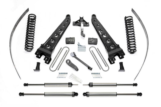 8" RAD ARM SYS W/COILS & DLSS SHKS 2008-16 FORD F250 4WD W/FACTORY OVERLOAD. by Fabtech