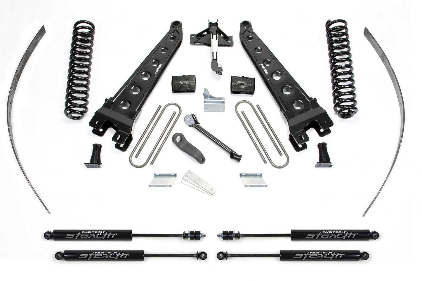 8" RAD ARM SYS W/COILS & STEALTH 2008-16 FORD F250 4WD W/FACTORY OVERLOAD. by Fabtech