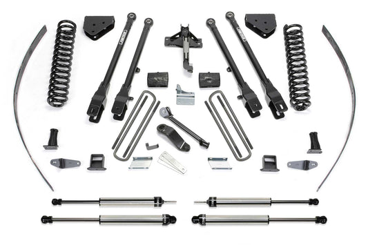 8" 4LINK SYS W/COILS & DLSS SHKS 2008-16 FORD F250 4WD W/FACTORY OVERLOAD. by Fabtech