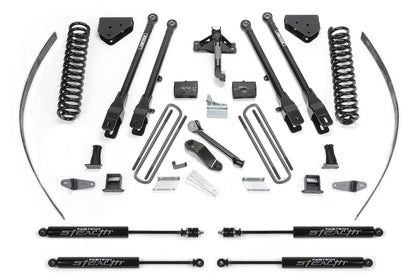 8" 4LINK SYS W/COILS & STEALTH 2008-16 FORD F250 4WD W/FACTORY OVERLOAD. by Fabtech