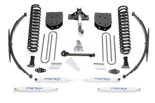 8" BASIC SYS W/PERF SHKS & RR LF SPRNGS 2008-16 FORD F250/350 4WD. by Fabtech