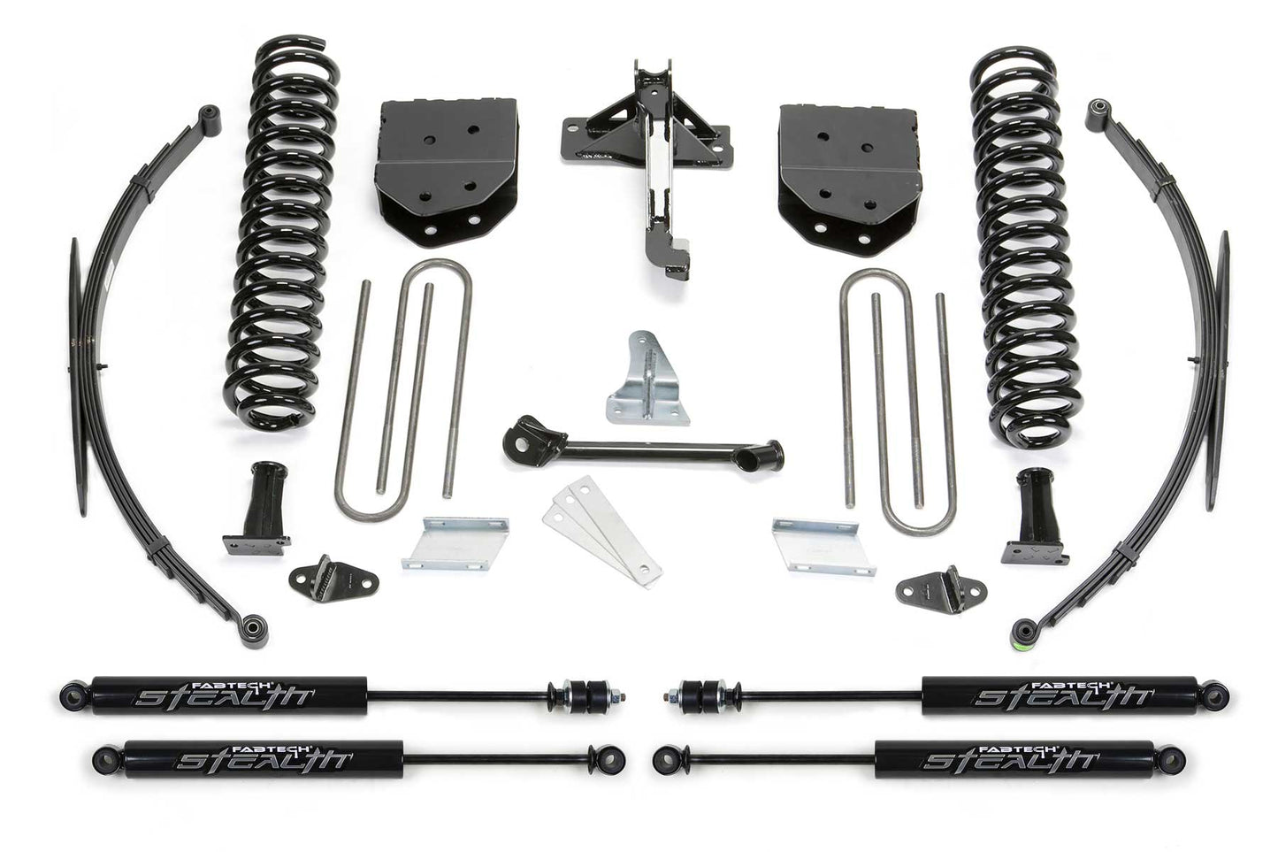 8" BASIC SYS W/STEALTH & RR LF SPRNGS 2008-16 FORD F250/350 4WD. by Fabtech
