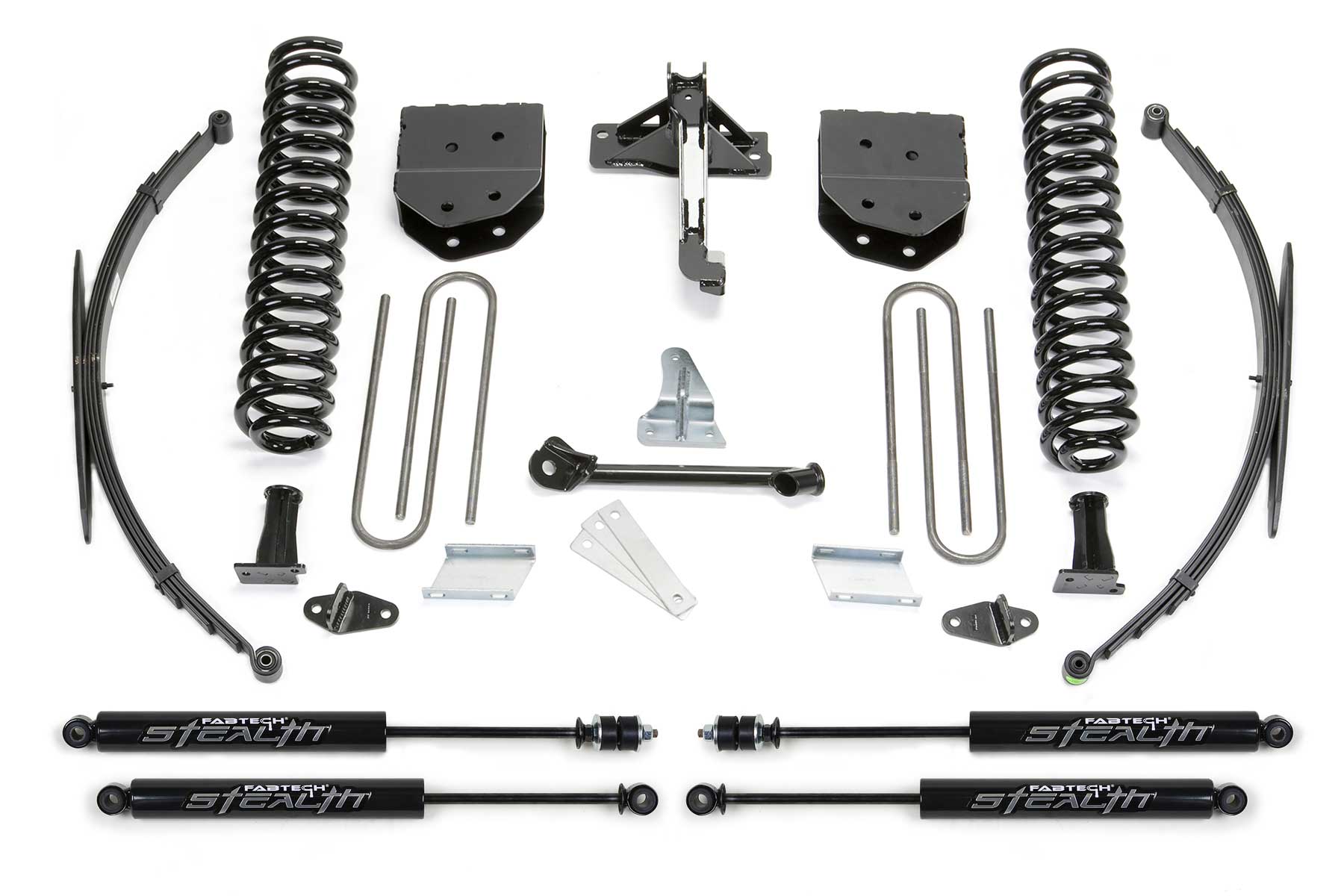 8" BASIC SYS W/STEALTH & RR LF SPRNGS 2008-16 FORD F250/350 4WD. by Fabtech