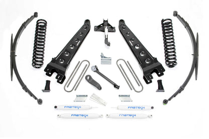 8" RAD ARM SYS W/COILS & RR LF SPRNGS & PERF SHKS 2008-16 FORD F250/350 4WD. by Fabtech