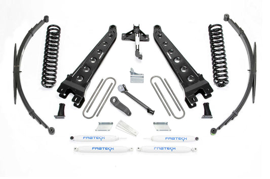 8" RAD ARM SYS W/COILS & RR LF SPRNGS & PERF SHKS 2008-16 FORD F250/350 4WD. by Fabtech