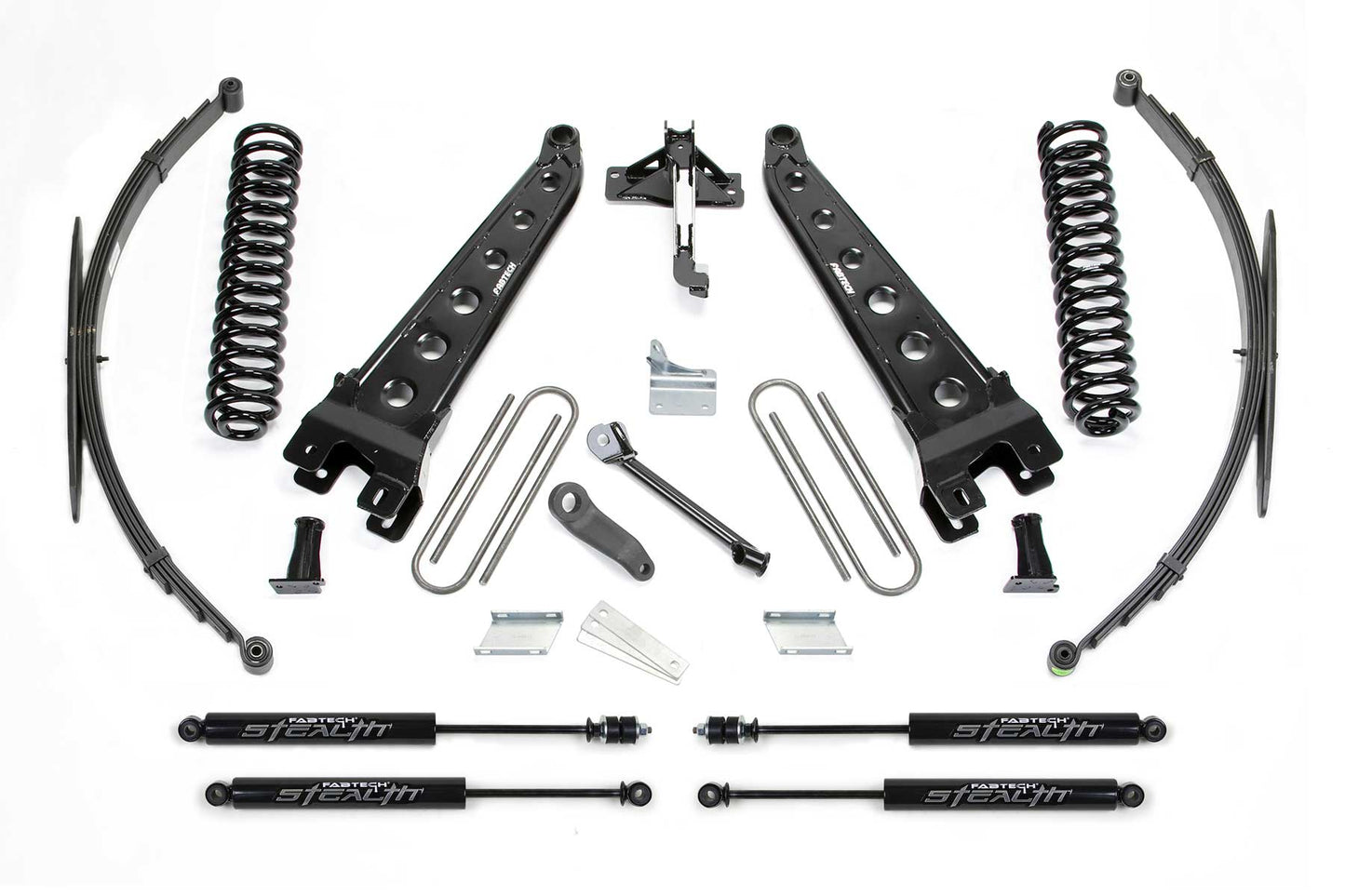 8" RAD ARM SYS W/COILS & RR LF SPRNGS & STEALTH 2008-16 FORD F250/350 4WD. by Fabtech