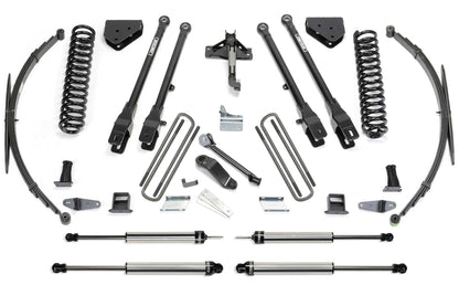 8" 4LINK SYS W/COILS & RR LF SPRNGS & DLSS SHKS 2008-16 FORD F250/350 4WD. by Fabtech