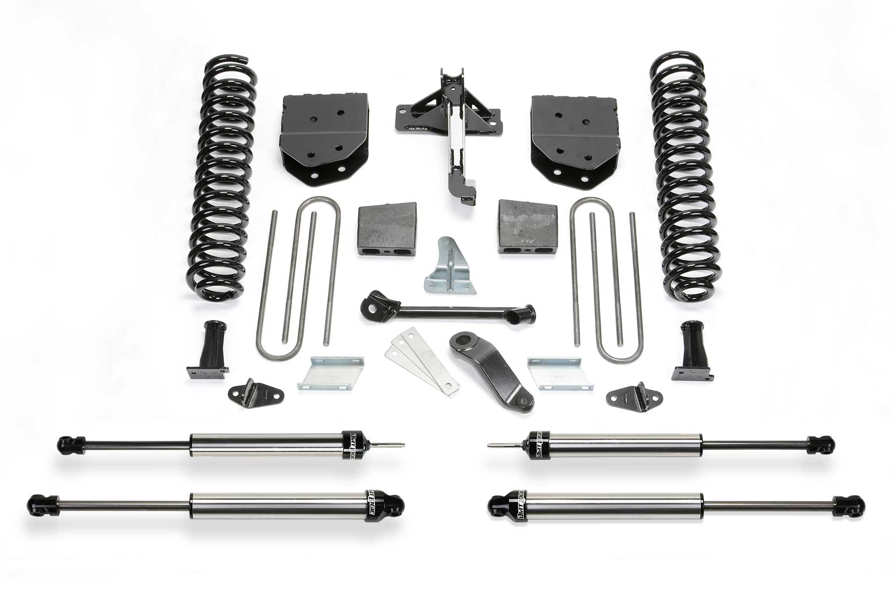 6" BASIC SYS W/DLSS SHKS 2008-16 FORD F350/450 4WD 8 LUG. by Fabtech