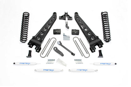 6" RAD ARM SYS W/COILS & PERF SHKS 2008-16 FORD F350/450 4WD 8 LUG. by Fabtech
